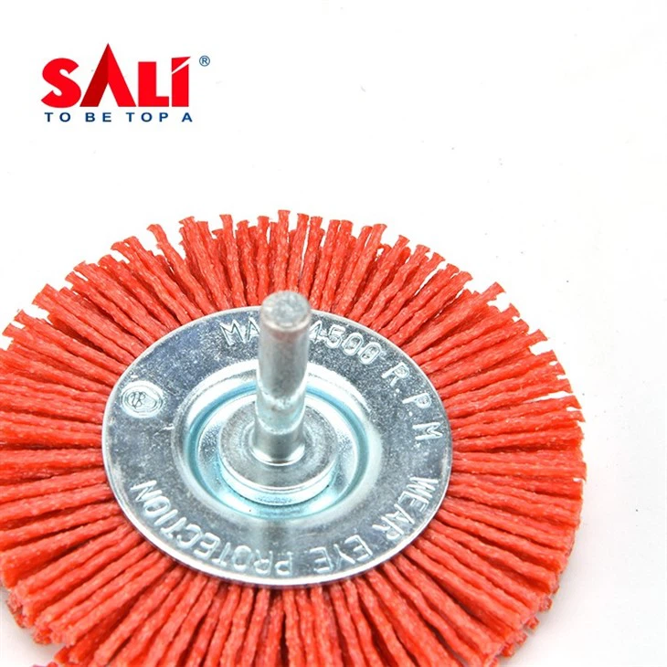Nylon Wire Wheel Brush With Shank
